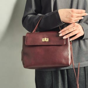 Sac à bandoulière en cuir, sac à bandoulière pour femme, sac à main en cuir fait main, cadeau en cuir pour femme, sac à main en cuir, sac souple, sac à main en cuir véritable