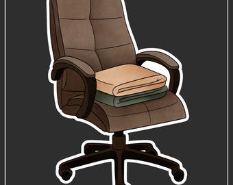 GorlWorld Charlie's Booster Seat Sticker: Funny Reaction Community Decal, Reactor Meme, Kiss-Cut Vinyl Sticker