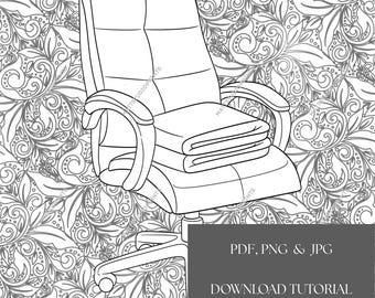 Charlie Gold Booster Seat Coloring Page: Gorlworld Inspired Art Download