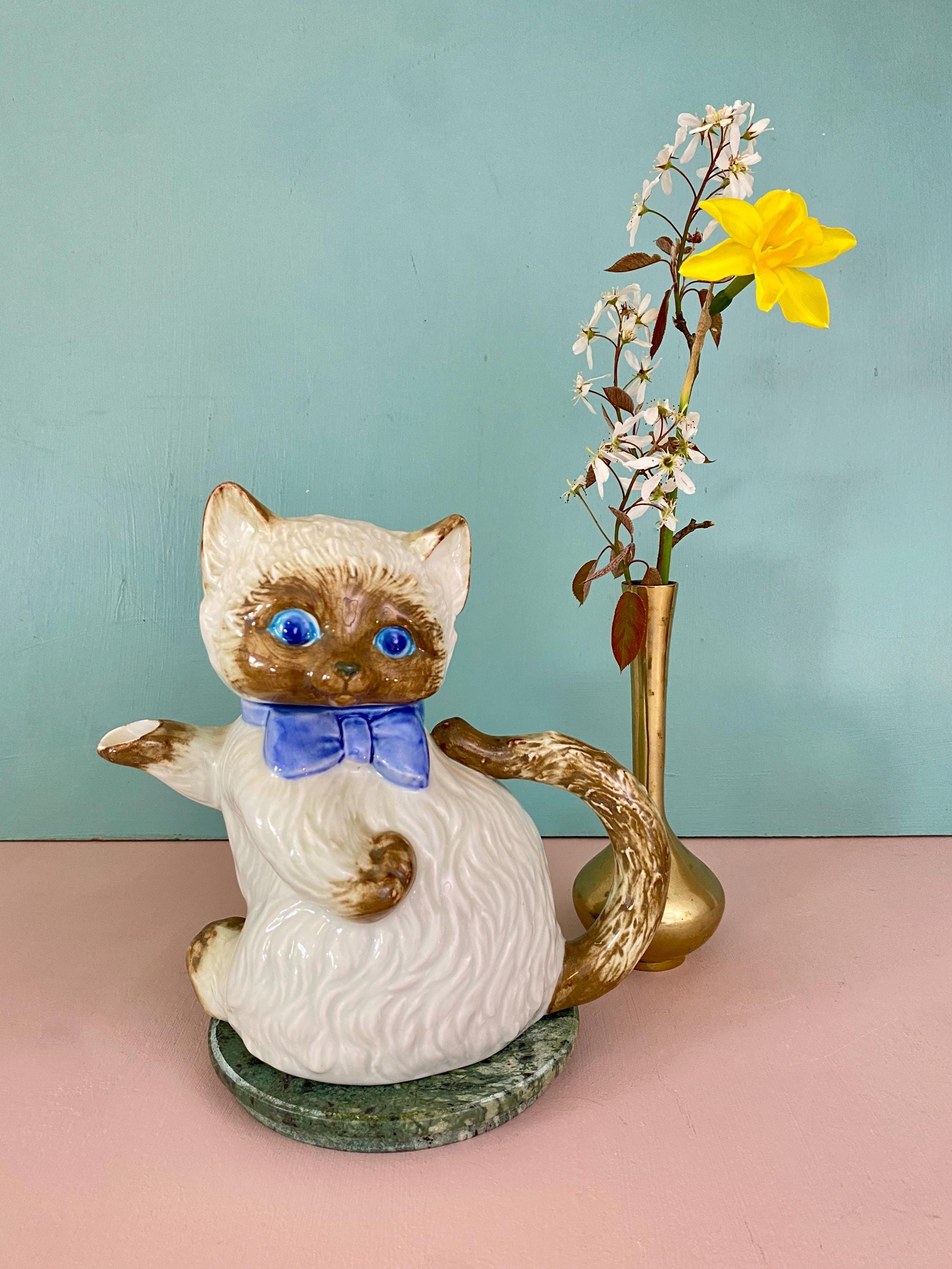 Tony wood cat teapot - Etsy 日本