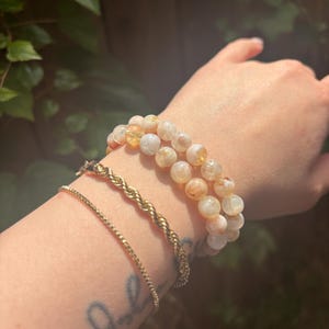 Citrine Bracelet, 8mm Citrine Bracelet, AAA Grade Citrine Bead Bracelet, Elastic Citrine Bracelet, Gift For Wife, Quartz Bracelet, Bracelet