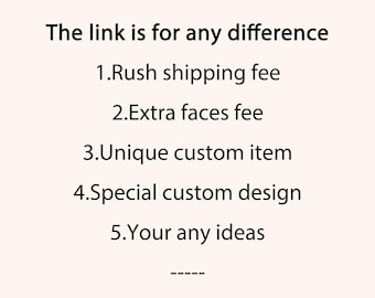 Aangepaste upgrade verzending - ander product - Betaal niet rechtstreeks voor deze link. Neem contact op met de klantenservice om de prijs aan te passen