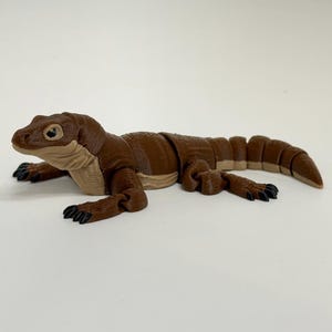 3D Printed Articulated Komodo Dragon Fidget