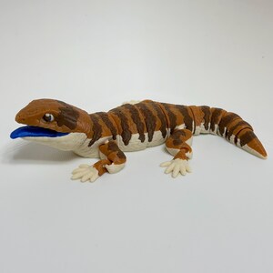 3D Printed Articulated Blue Tongued Skink Fidget