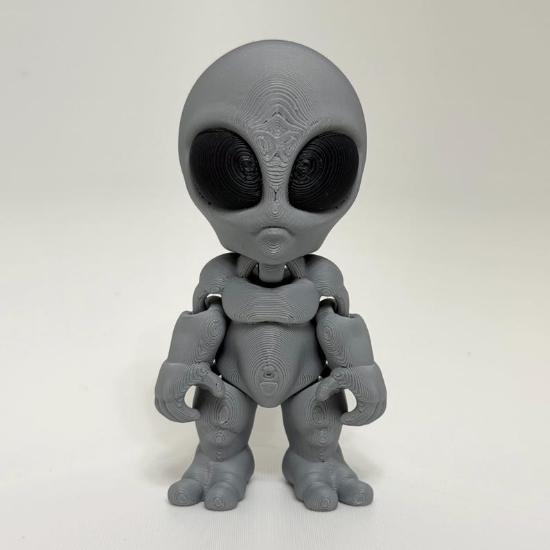 3D Printed Articulated Alien Fidget - Etsy