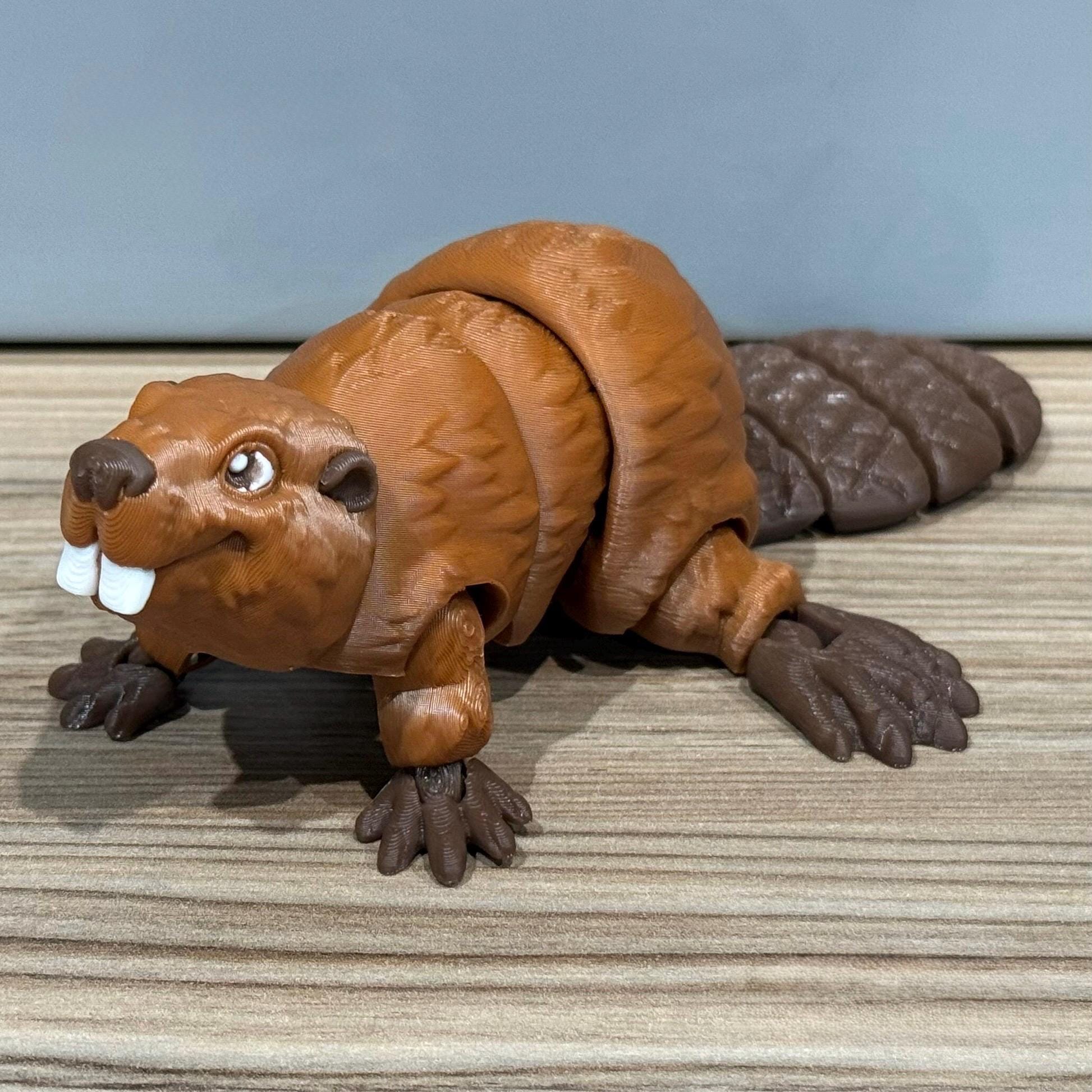 3D Printed Articulated Beaver Fidget - Etsy UK