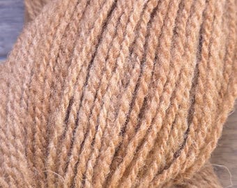 Yarn- 100% Wool- 2 ply Fingering- 375 Yards- Rusty Brown