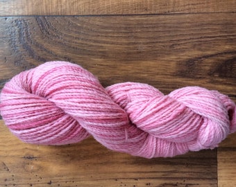 Yarn- 100% Wool- 2 ply Sport Weight- 200 Yards- Antique Pink