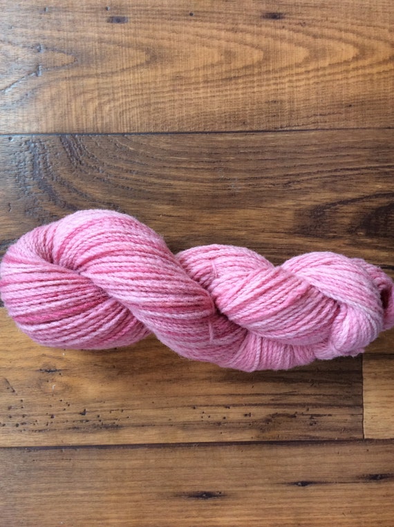 Yarn- 100% Wool- 2 ply Sport Weight- 200 Yards- Antique Pink