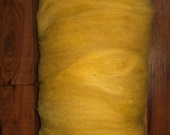 BATT - Alpaca Fiber - Dark Gold - like roving