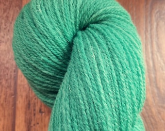 Yarn- 100% Wool- 2 ply Fingering- 375 Yards- Dark Green
