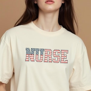 Retro Nurse 4th Of July Shirt, America Fourth of July Shirt, 4th Of July Nurse, USA Patriotic Shirt, Nurse Gifts, American Nurse Shirt