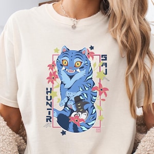 Cute Demon Hunter Tiger Comfort Shirt, Derpy the Tiger And Bird Demon Hunter Tiger Tee, Hunters Tiger Fan, Kpop Saja Boys Shirt, Hunter Tee