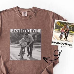 Custom Photo Dad Shirt, Custom Photo Comfort Colors Shirt for Dad Grandpa, Fathers Day Shirt, Fathers Day Gift 2025, Grandpa Gift, Dad Gift
