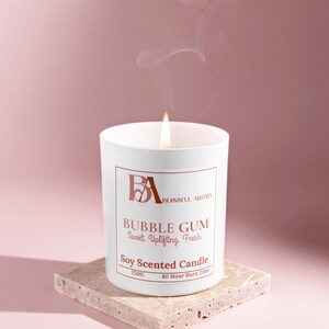 Bubble Gum Scented Candle