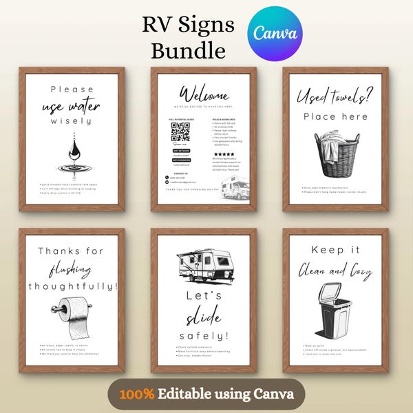 Privat Rv Rental Sign Rv Sign - Etsy