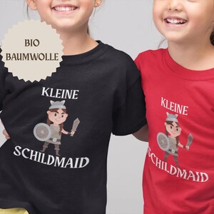 Shirt for girls T-shirt for children - Girls T-shirt for Viking fans - Girls shirt for medieval market - Gift for girls - organic