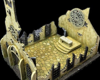 Capilla en ruinas de 15 mm