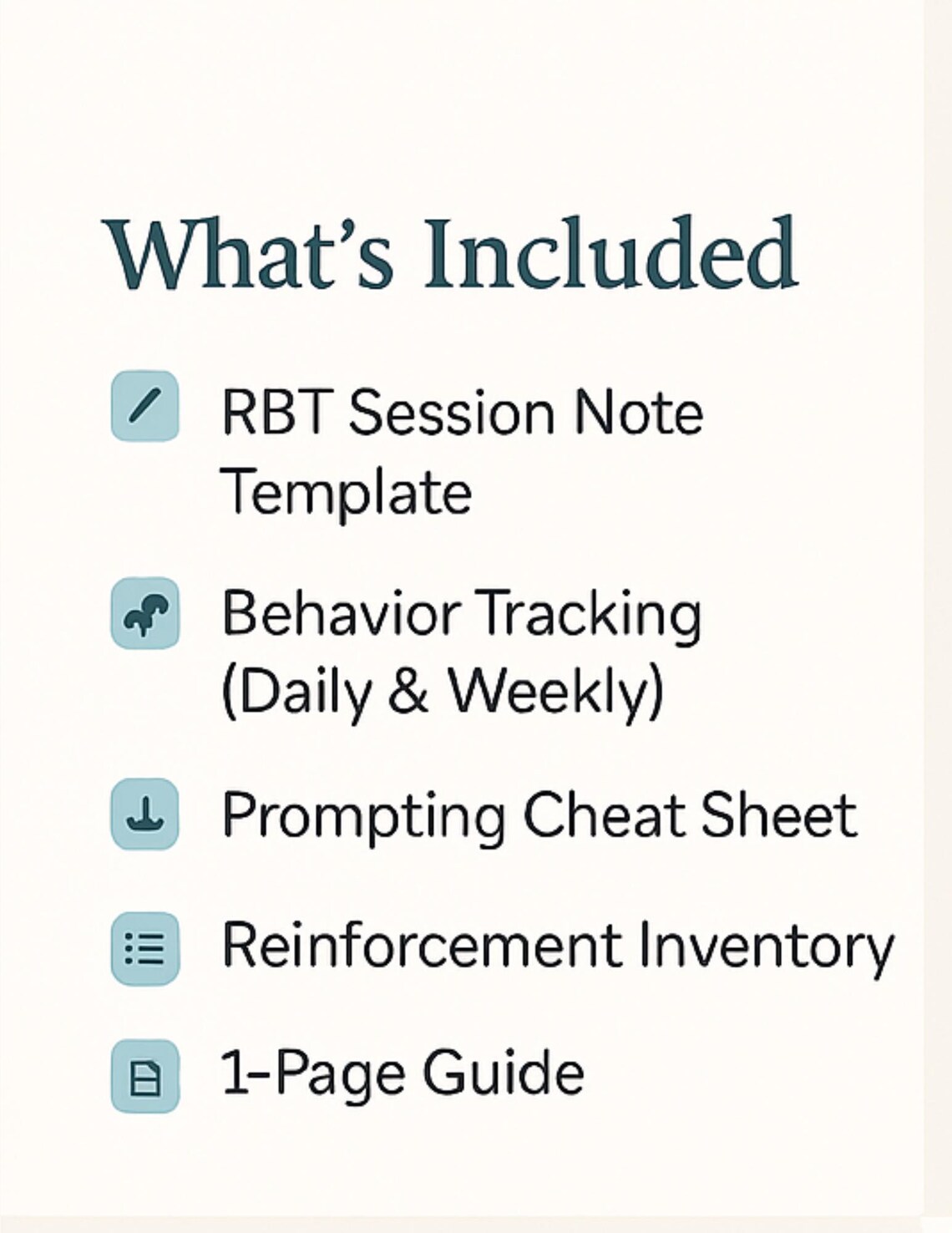 Editable RBT Toolkit: ABA Templates, Tracking Sheets + Bonus Guide ...
