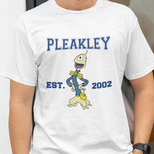 Pleakley Est. 2002 Shirt | Retro Stitch College Tee | Lilo & Stitch Inspired T-Shirt | Funny Disney Sidekick Graphic | Sci-Fi Style Gift