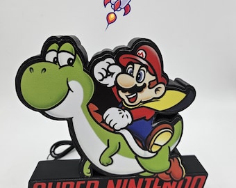 LAMP, LED light display, to decorate a gamer&#39;s room, retro game, nostalgia lamp Nintendo Super Mario Bros.