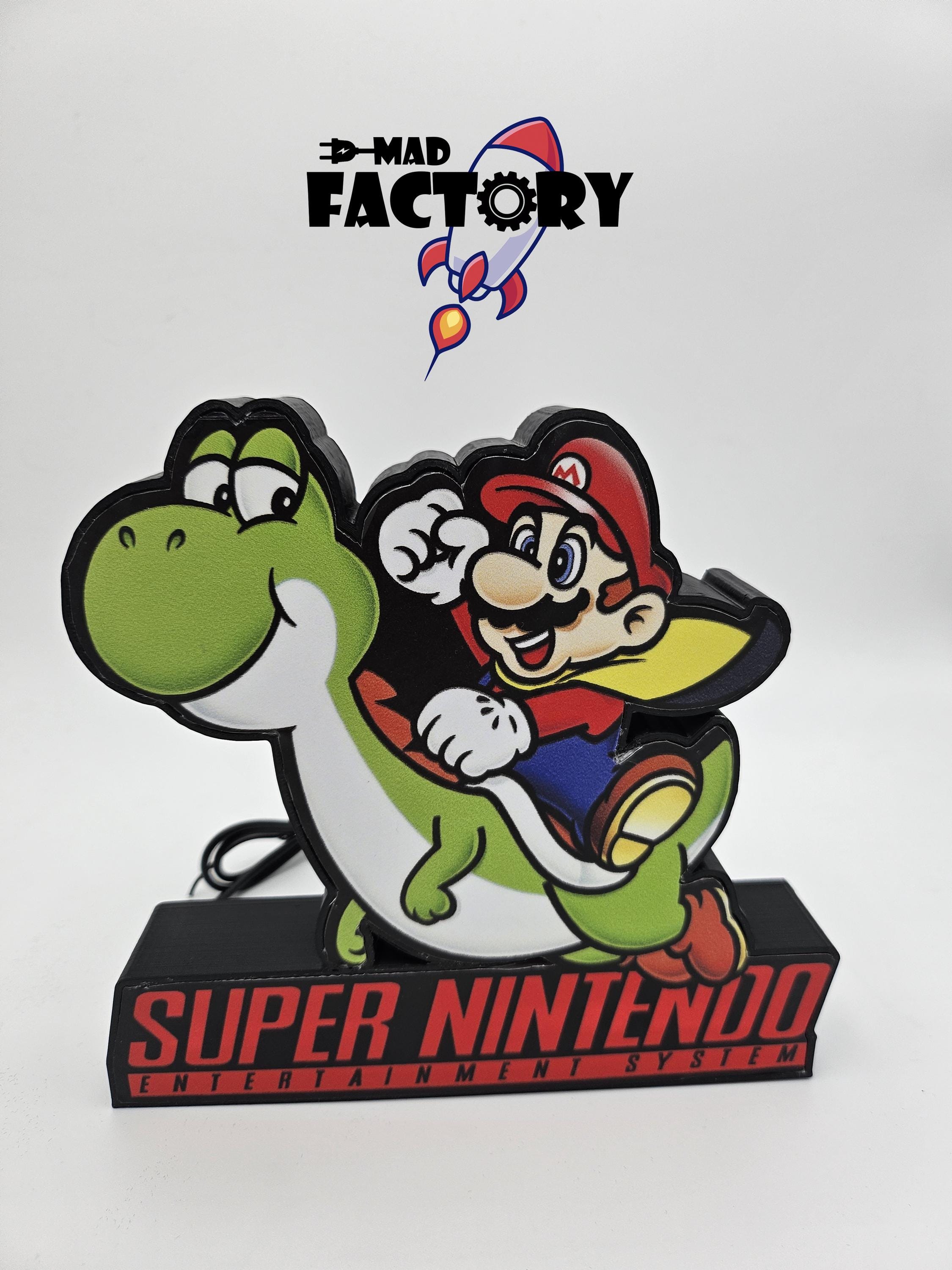 LAMP, LED light display, to decorate a gamer's room, retro game, nostalgia lamp Nintendo Super Mario Bros.