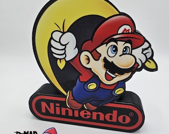 LAMP, LED light display, to decorate a gamer&#39;s room, retro game, nostalgia lamp Nintendo Super Mario Bros.