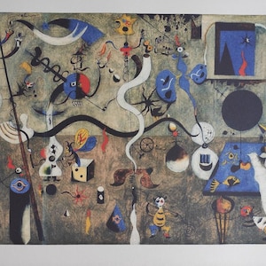 Joan Miró Firmato - Il Carnevale di Arlecchino - Certificato