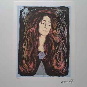 Andy Warhol Gesigneerd - Portret - Certificaat Leo Castelli