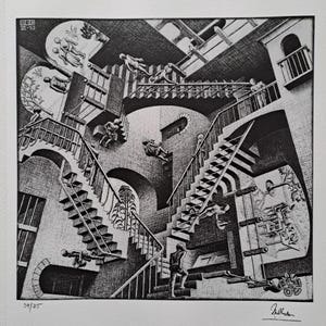 Escher Relativity Lithograph Signed