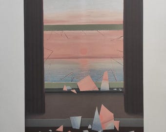 René Magritte Signed - The World of Images - Certificate SPADEM Paris