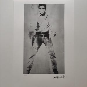 アンディ・ウォーホル、エルヴィス・プレスリー、オリジナル展覧