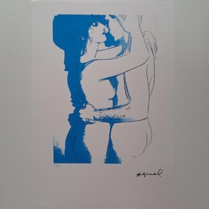Love by Andy Warhol ondertekend certificaat Leo Castelli