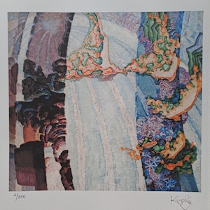 Cosmic Spring II by Frantisek Kupka Signed Collectable Lithograph