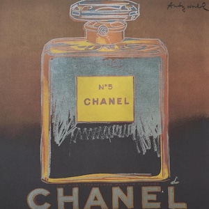 Andy Warhol Signed Limited Edition Lithograph Chanel CMOA Certificate