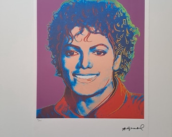 アンディ・ウォーホル - マイケル・ジャクソン - サイン入り、番号入り