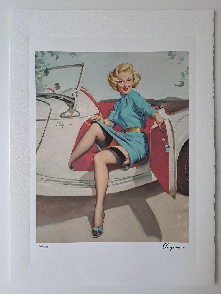 Gil Elvgren ギル・エルブグレン ピンナップ アート 額装 【公式通販】