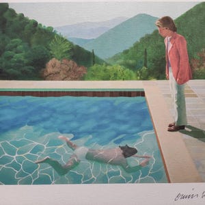 David hockney pool - Etsy 日本