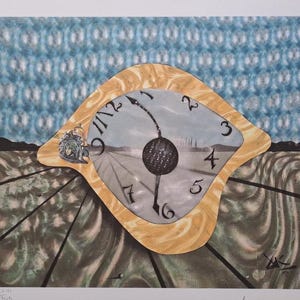 Melting Watch Salvador Dali Hand Signed Lithograph
