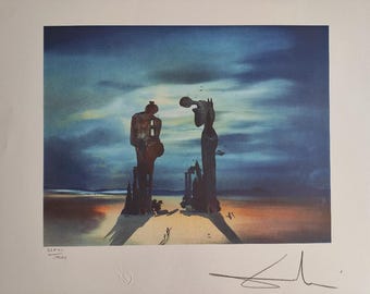絵画　サイン有 リトグラフ 　パリ　 ウルバン 希少 限定リトグラフ 真作 吉井淳二『花売り』ED27/100 サイン
