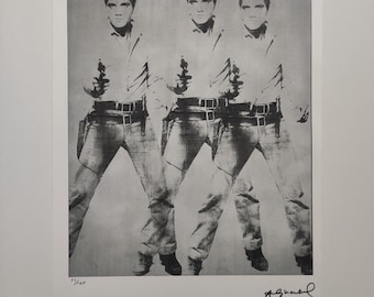 ウォーホル Two Elvis (1963)（エルビスプレスリー) ポスター Amazon.co.jp: ポスター アンディ ウォーホル ダブル エルビス