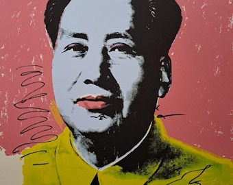 アンディ・ウォーホル「毛沢東」 - #90 スクリーンプリント・プルーフ