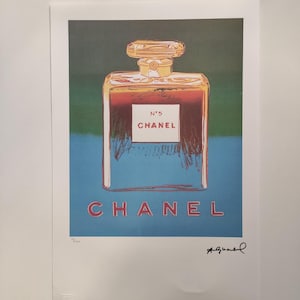 Andy Warhol Assinado - Chanel - Certificado Leo Castelli