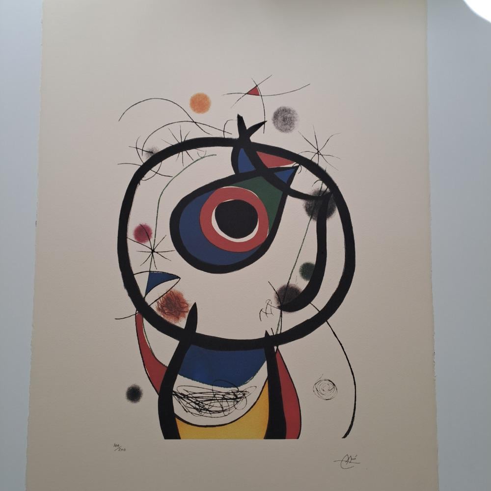 Joan Miró Signed - Bird - Certificate