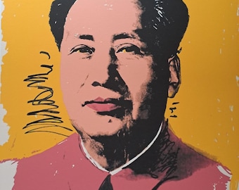 アンディ・ウォーホル「毛沢東」 - #90 スクリーンプリント・プルーフ