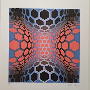 Victor Vasarely Signed - Pilango - Certificate