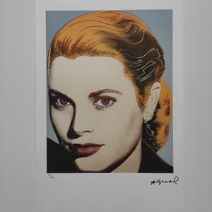 Andy Warhol Signed Grace Kelly Certificate Leo Castelli
