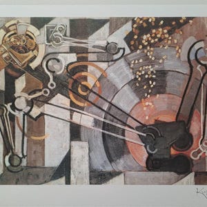 Frantisek Kupka Danae (Početí) Signed Collectable Lithograph