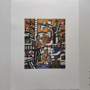 Fernand Léger Signed - Le Campeur - Certificate