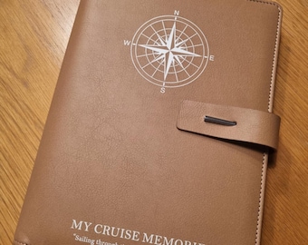 Cruise Card Holder & Travel Album. Organise your sea pass collection and memories in style. Perfect gift wallet for cruise lovers.